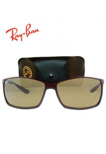 RAYBAN LITEFORCE TECH BROWN LENS SUNGLASSES (BOX & POUCH)